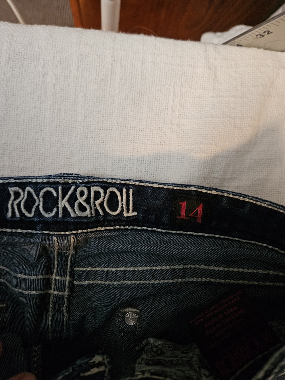 Girls Rock & Roll cowgirl denim jeans